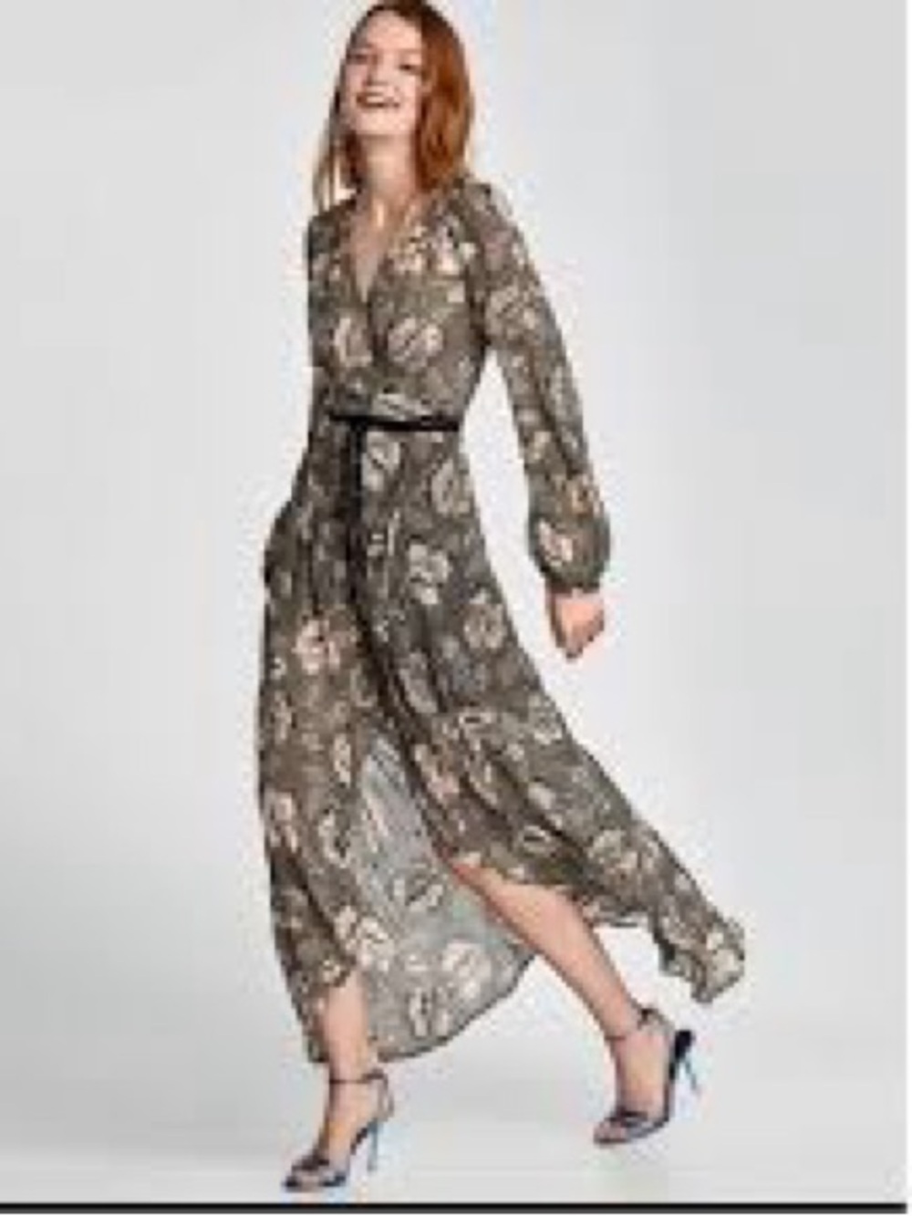 Archive Zara Accessories Beaded Maxi Dress Boho Luxe Festival Whimsy Layering